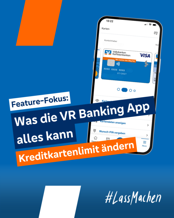 Kreditkartenlimit ändern