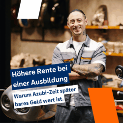 Höhere Rente bei einer Ausbildung