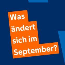 Was ändert sich im September 2025?